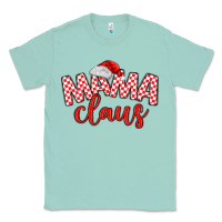 Seafoam Mama Claus Classic Tee - MaliasSmallBusiness