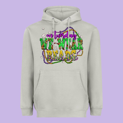 On Tuesday We Wear Beads Olivia Heavyweight Hoodie Designed By Oliviacreatesart