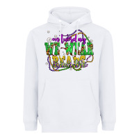 White on tuesday we wear beads olivia Heavyweight Hoodie - OliviaCreatesArt