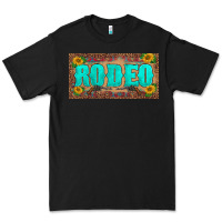 Black western rodeo sunflowers weapon  license plate template Premium Tee - BarkalooDesign