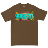 Cacao western rodeo sunflowers weapon  license plate template Premium Tee - BarkalooDesign