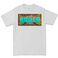 Dove Grey western rodeo sunflowers weapon  license plate template Premium Tee - BarkalooDesign
