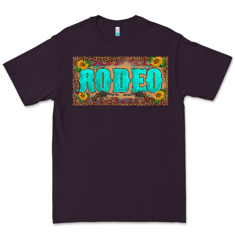Western Rodeo Sunflowers Weapon  License Plate Template Premium Tee by BarkalooDesign | Teevron