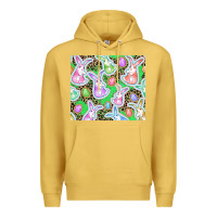 Antique Gold Easter bunny and egg Premium Hoodie - CowGirlArtShop