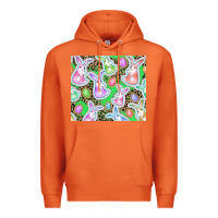 Carrot Easter bunny and egg Premium Hoodie - CowGirlArtShop