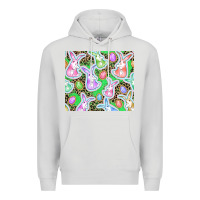 Dove Grey Easter bunny and egg Premium Hoodie - CowGirlArtShop