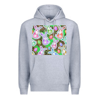 Heather Grey Easter bunny and egg Premium Hoodie - CowGirlArtShop
