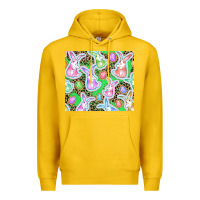 Lemon Easter bunny and egg Premium Hoodie - CowGirlArtShop