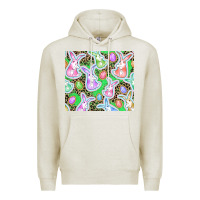Oatmeal Heather Easter bunny and egg Premium Hoodie - CowGirlArtShop