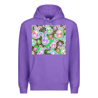 Purple Easter bunny and egg Premium Hoodie - CowGirlArtShop