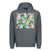 Rock Easter bunny and egg Premium Hoodie - CowGirlArtShop