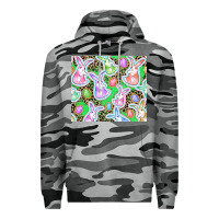 Slate Camo Easter bunny and egg Premium Hoodie - CowGirlArtShop