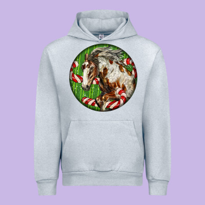 Horse Christmas Urban Hoodie Designed By Lillyallendesigns
