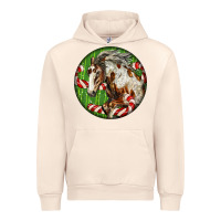 Sandshell Horse Christmas Urban Hoodie - LillyAllenDesigns