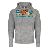 Cloud Rock peace love teach Vintage Hoodie - NancyCooperArtShop
