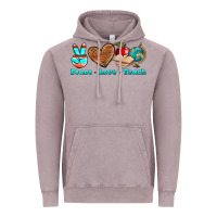 Peace Love Teach Vintage Hoodie | Teevron
