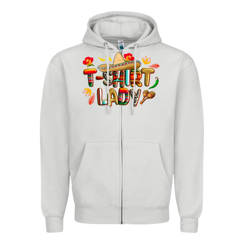 Cinco De Mayo Lady Zipper Hoodie by CowGirlArtShop | Teevron