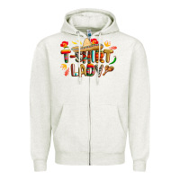 Oatmeal Heather cinco de mayo lady Zipper Hoodie - CowGirlArtShop