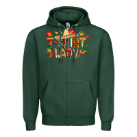 Sports Green cinco de mayo lady Zipper Hoodie - CowGirlArtShop