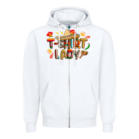 White cinco de mayo lady Zipper Hoodie - CowGirlArtShop