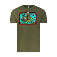Vintage Olive merry & bright Vintage Tee - JahusDesignShop