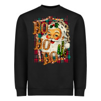 Black Ho Ho Ho Santa Heavyweight Sweatshirt - Bettercallsaul