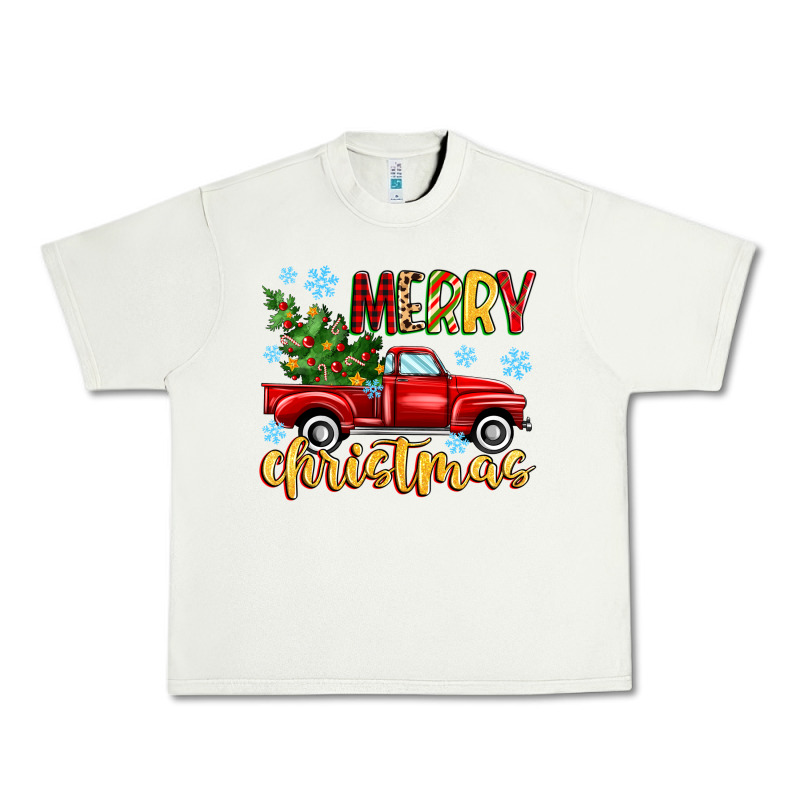 Merry Christmas Truck Urban Heavy Tee by MaliasSmallBusiness | Teevron