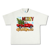 Pistachio merry christmas truck Urban Heavy Tee - MaliasSmallBusiness