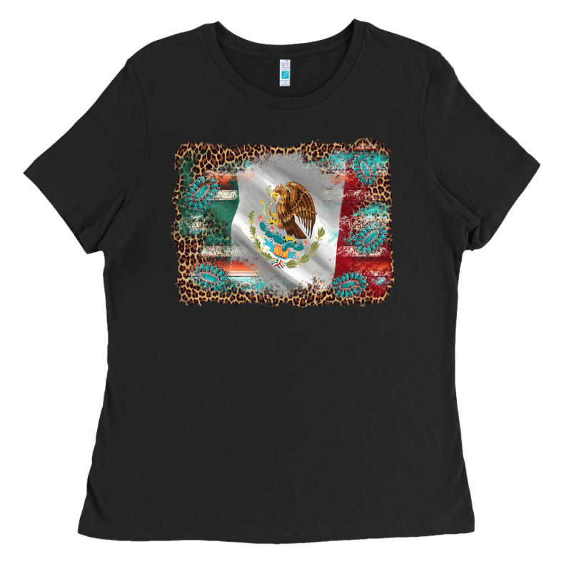 Mexico Gemstone Leopard Ladies Tee by AdoDesignShop | Teevron