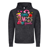 Vintage Black little miss first grade Vintage Hoodie - NancyCooperArtShop