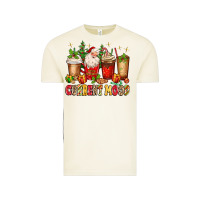 Vintage Arctic Christmas Santa coffee cups current mood Vintage Tee - MaliasSmallBusiness