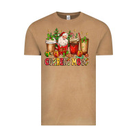 Vintage Camel Christmas Santa coffee cups current mood Vintage Tee - MaliasSmallBusiness