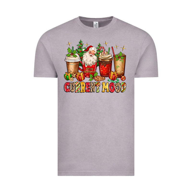 Christmas Santa Coffee Cups Current Mood Vintage Tee by MaliasSmallBusiness | Teevron