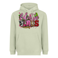 Matcha valentine vibes with cowgirl boots olivia Heavyweight Hoodie - OliviaCreatesArt