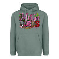 Sage valentine vibes with cowgirl boots olivia Heavyweight Hoodie - OliviaCreatesArt