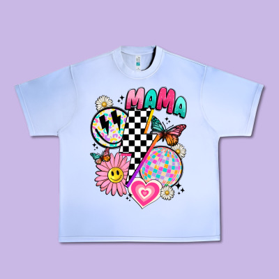Retro Mama Urban Heavy Tee Designed By Jahusdesignshop