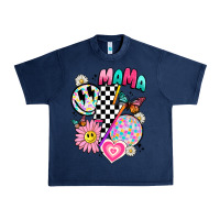 Navy retro mama Urban Heavy Tee - JahusDesignShop