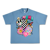 Pebble Blue retro mama Urban Heavy Tee - JahusDesignShop