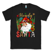 Black Howdy Santa Classic Tee - NancyCooperArtShop