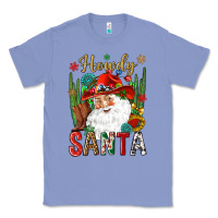 Colony Blue Howdy Santa Classic Tee - NancyCooperArtShop