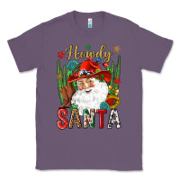 Lavender Howdy Santa Classic Tee - NancyCooperArtShop