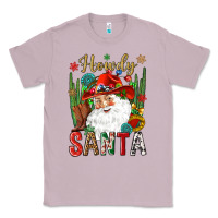 Lilac Howdy Santa Classic Tee - NancyCooperArtShop
