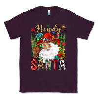 Plum Howdy Santa Classic Tee - NancyCooperArtShop