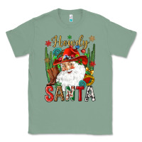 Sage Howdy Santa Classic Tee - NancyCooperArtShop