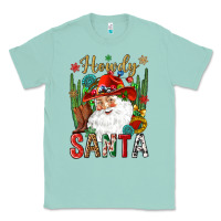 Seafoam Howdy Santa Classic Tee - NancyCooperArtShop