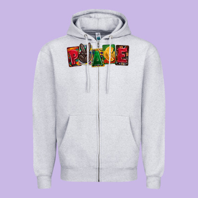 Peace Juneteenth Zipper Hoodie Designed By Cowgirlartshop