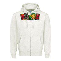 Oatmeal Heather peace juneteenth Zipper Hoodie - CowGirlArtShop