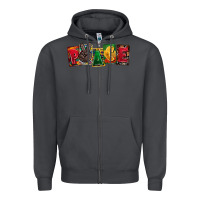 Smoke peace juneteenth Zipper Hoodie - CowGirlArtShop