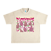 Sandshell pink christmas tree cakes Urban Heavy Tee - MaliasSmallBusiness