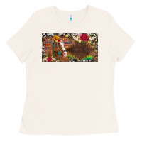 Bone western turquoise gemstone horse cowhide leopard floral background lic Ladies Tee - Artiststas